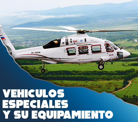 Vehículos especiales y su equipamiento